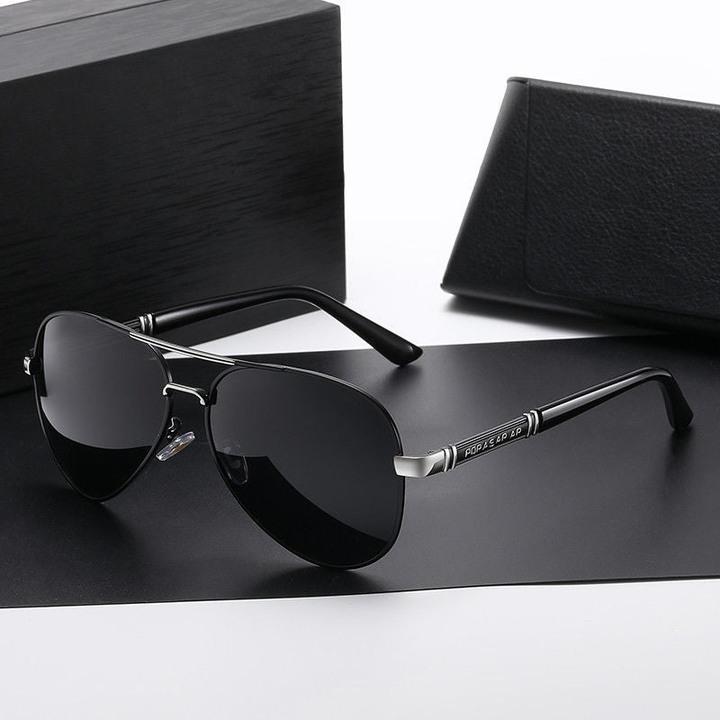Wholesale Metal resin polarized sunglasses men's sunglasse